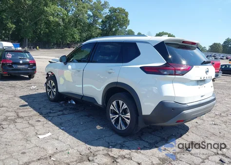 2021 Nissan Rogue Sv Fwd из США, поврежденный, VIN 5N1AT3BA6MC800756
